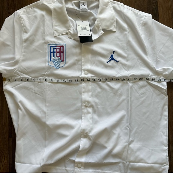 Jordan Sport x French Federation Basketball Warm-Up Shirt XXLT ASO Kylian Mbappe - Picture 5 of 7